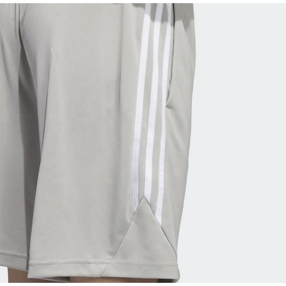 Adidas Men's Legends 3 Stripe Basketball Shorts Athletic Metal Grey‎ 2XL 9